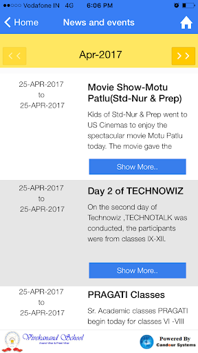 AES App School Screen 2