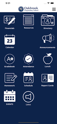 Android application Oakbrook Preparatory School screenshort