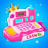 Pink Princess Grocery Market Cash Register icon