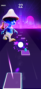 Smurf Cat 3D Music Tiles Hop