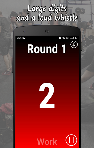 Android application Tabata Timer L with Music screenshort