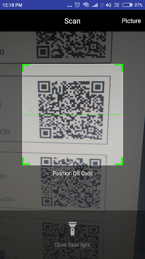 WebQR Screen 3