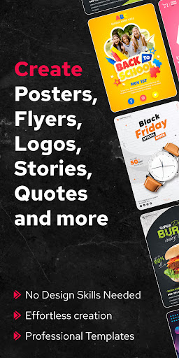 Android application Poster Maker: Make a Flyers screenshort