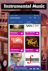 Instrumental Music Radio App