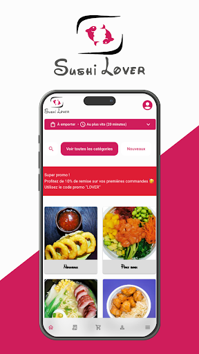 Android application Sushi Lover screenshort