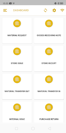 Android application Business Core Inventory screenshort