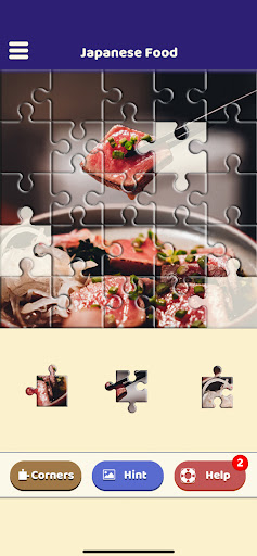 Japanese Food Puzzle Screen 3