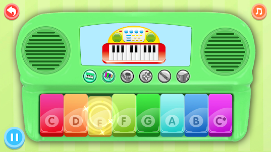 ABC Piano - 어린이를 위한 피아노 음악 게임.