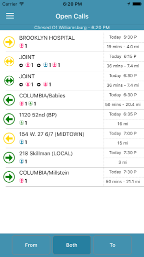 Android application Chesed Volunteers screenshort