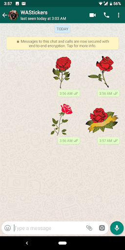 Flowers Stickers for Whatsapp Screen 3