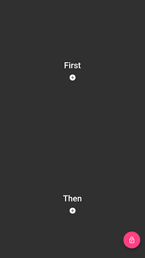 Android application First and Then screenshort