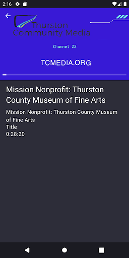 Thurston Community Media Screen 3