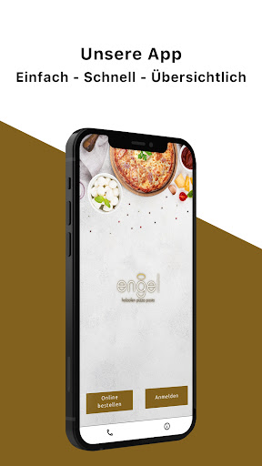 Android application Pizzeria Engel screenshort