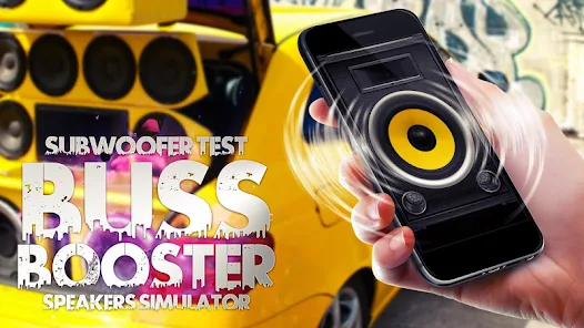 Simulator falantes teste subwoofer Bass Booster