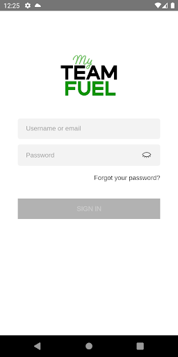 Android application My Team Fuel screenshort