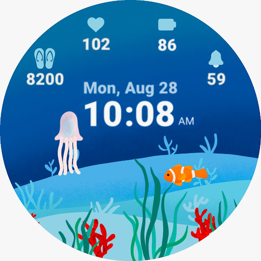 Android application Under the Sea Watch Animated screenshort