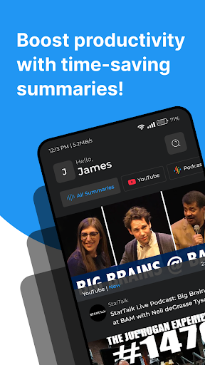 Android application TubeOnAI - Summarize Anything screenshort