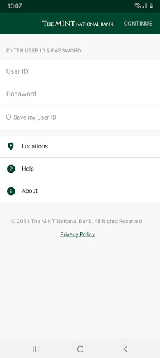 Android application MobileMINT screenshort