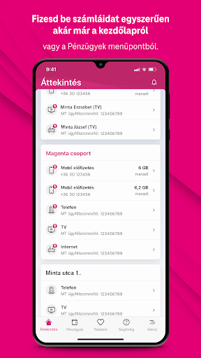 Android application Telekom screenshort