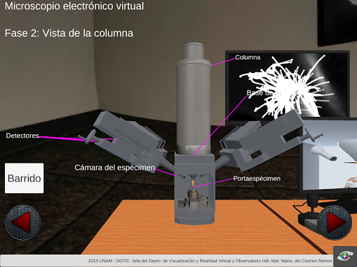 Microscopio electrónico virtua