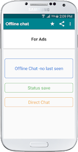 Offline Chat – No Last Seen, No Blue Tick For WhatsApp 1