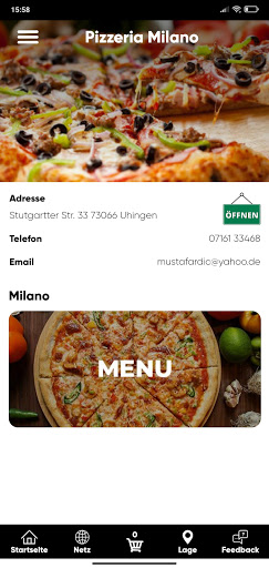 Pizzeria Milano Screen 2