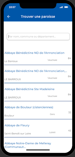 Infos paroisses Screen 3