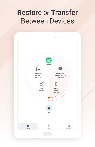 Screenshot of InfinitiKloud - Backup & Resto