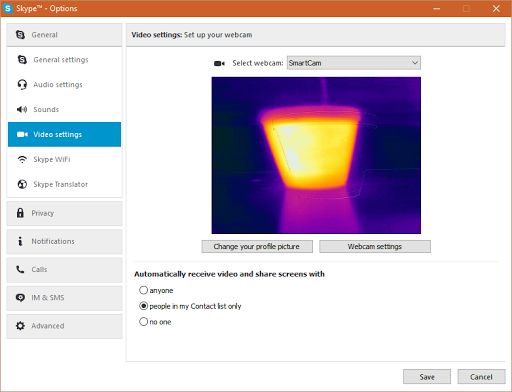 Remote thermal cam f. FLIR ONE Screen 3