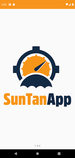 Android application SunTanApp (Tanning Timer) screenshort