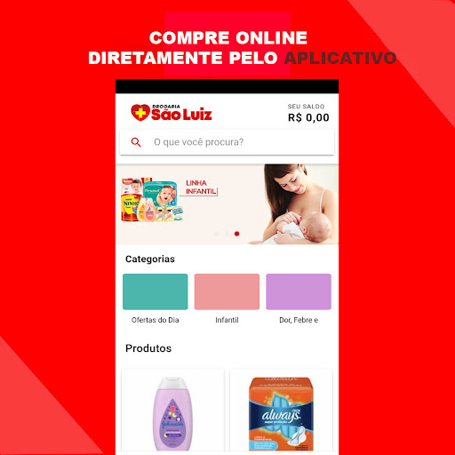 Android application Drogaria São Luiz screenshort
