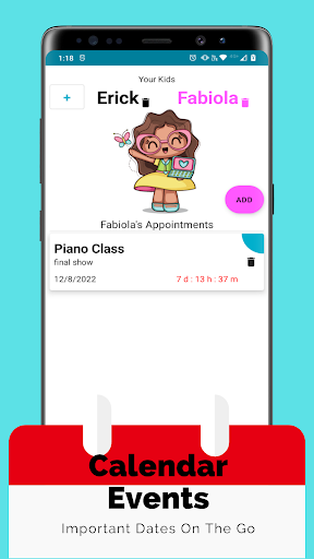 Kid special day- kid calendar Screen 2