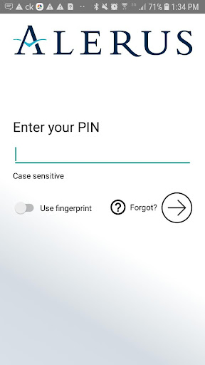 Android application Alerus – Business Banking screenshort