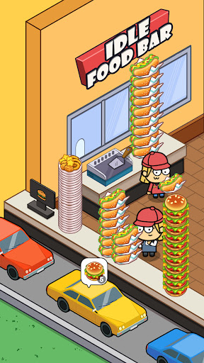 Idle Food Bar: Idle Games 2