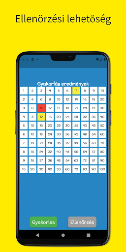 Multiplication practise Screen 3