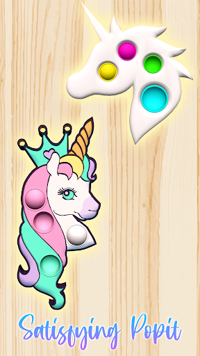 Pop It Unicorn Toys 3D ASMR Screen 3