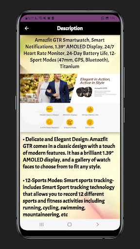 amazfit gtr guide Screen 2