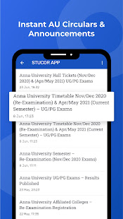 STUCOR - AU Results, Circulars, Notes & QP etc. 43.9 APK screenshots 3