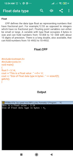 C++ Programming Screen 2
