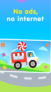 어린이 유아 게임: 아기자동차게임 2-5세