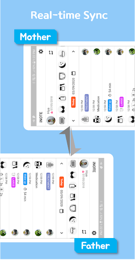 iNOTE - Shareable Baby Tracker Screen 2