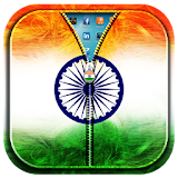 India Flag Zipper Lock Screen icon