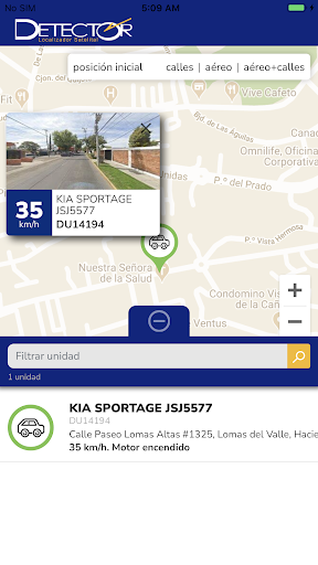 Android application DETECTOR screenshort