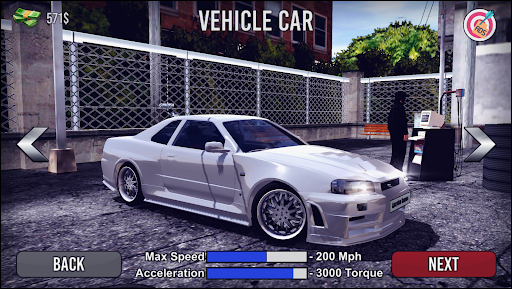 Android application Skyline Drift Simulator screenshort