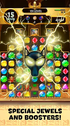 Gods & Gems: Egyptian Match 3 - Screenshot 3