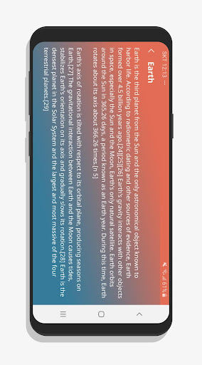 Screenshot of GradientNote Notepad Notes