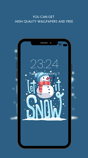 Screenshot of Blue Aesthetic Wallpaper HD 4K