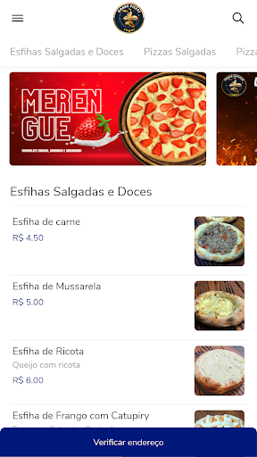 Android application Drake Pizzas screenshort