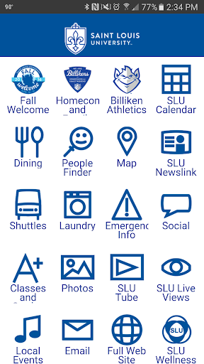 Android application Saint Louis University screenshort
