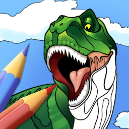 Imagen de ícono de Color dinosaurios para niños